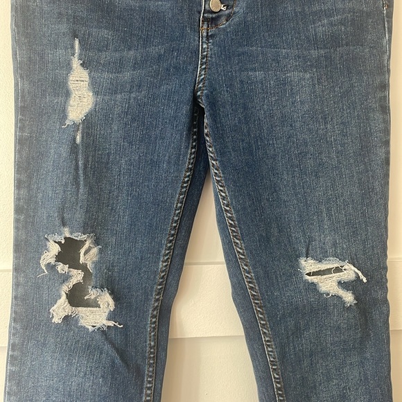 Free People Women’s Ripped Skinny Jeans - Picture 3 of 7